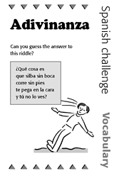 Spanish Vocabulary Challenge: Riddle 2