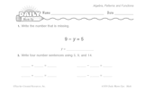 Math Warm-Up 227 for Gr. 1 & 2: Algebra, Patterns & Functions