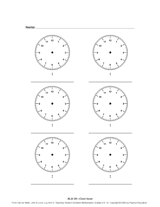 Clock Faces (BLM 38)