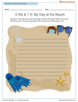 5 Ws & 1 H: My Day at the Beach
