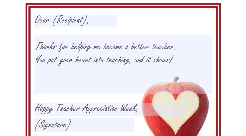 teachers cards messages