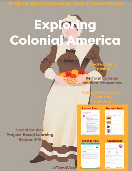 Life in Colonial America Project Based Learning for Social Studies ...