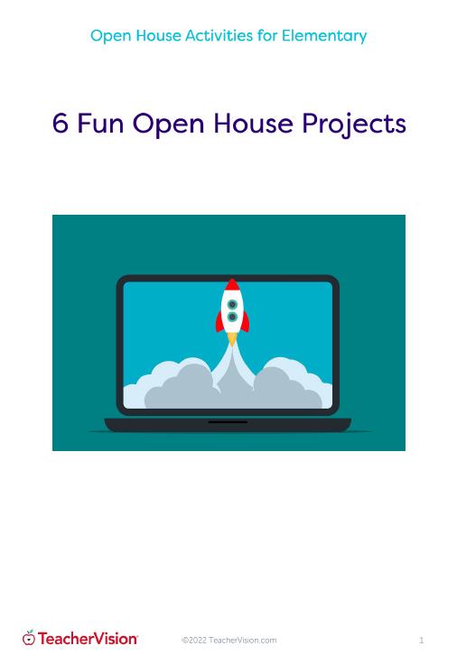 Open House Projects For Elementary TeacherVision