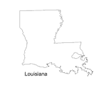 Louisiana State Map Printable (Pre-K - 12th Grade) - TeacherVision