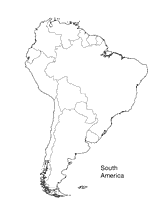 Americas Outline Map Worldatlas Com America Map South America Map North America Map