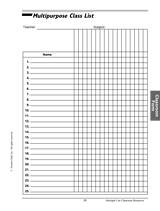 grading chart template