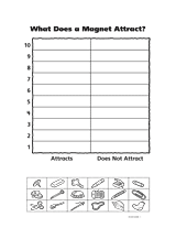 magnets first grade worksheet