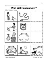 Pets: What Will Happen Next? Printable (Pre-K - 1st Grade) - TeacherVision