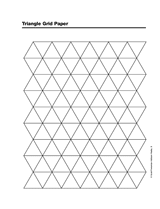 Printable Graph Paper - Triangle