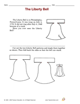 The Liberty Bell Printable (K - 1st Grade) - TeacherVision
