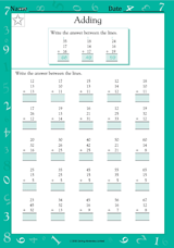 Two-Digit Addition with Regrouping and Multiple Addends Worksheet ...