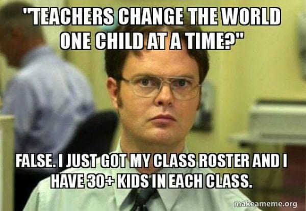 Dwight Schrute back to school meme
