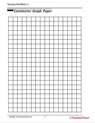 graphing x and y axis printable 6th 12th grade teachervision