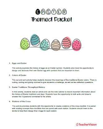 Easter Resources For Teachers Grades K 12 Teachervision