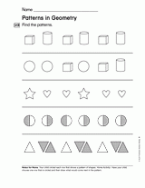 Patterns in Geometry for Kindergarten Students - TeacherVision