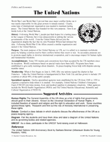 United Nations Day Printable (K - 8th Grade) - TeacherVision