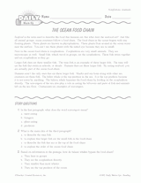 Oceanography Worksheets And Teaching Resources Teachervision