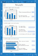 reading tally charts math practice worksheet grade 4 teachervision