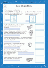 real life multiplication word problems worksheet grade 5 teachervision