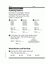 Predicting Patterns