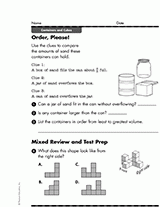 Put In Order Worksheet - Groceries Activity - Teachervision