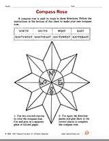 printable compass rose for kids