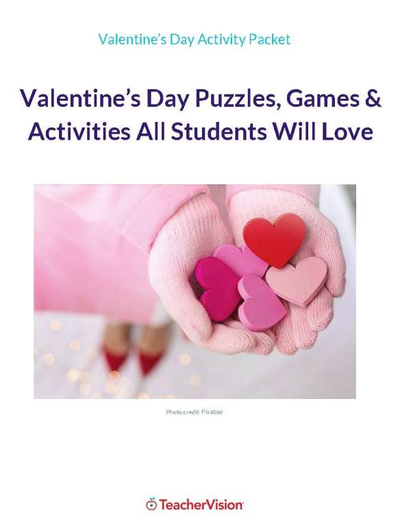 valentine s day activities printables resources teachervision