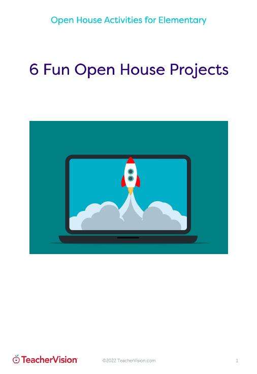 Open House Projects For Elementary TeacherVision