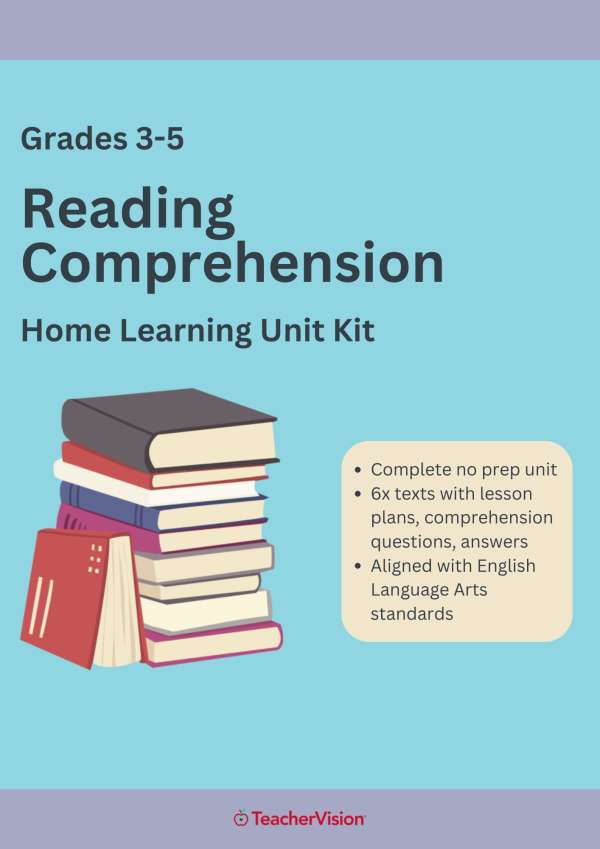 Home Learning Reading Comprehension 3-5