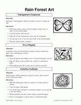 rain forest printables lessons teachervision