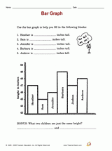 Bar Graph Printable (2nd - 3rd Grade) - TeacherVision
