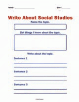 social studies writing assignments