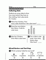 Math Worksheet: Collecting Data | Graphing Skills (Gr. 2) - TeacherVision