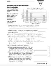 Bar Graph And Word Problems Printable 3rd 5th Grade Teachervision