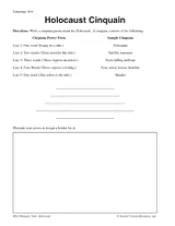 Holocaust Reading Comprehension Worksheet