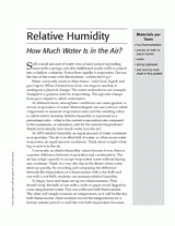 humidity relative air much water teachervision grade