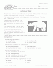 Reading Comprehension Worksheets For First Grade Students 1