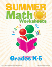 summer math worksheets printable k 5th grade teachervision