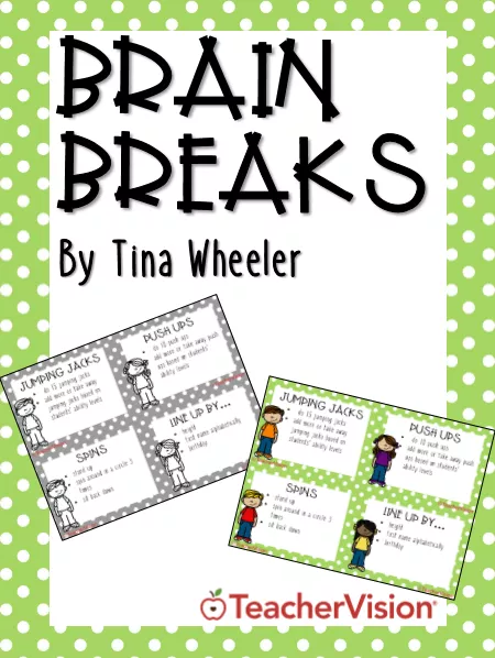 Brain Break Activity Cards - Hands-On Teaching Ideas