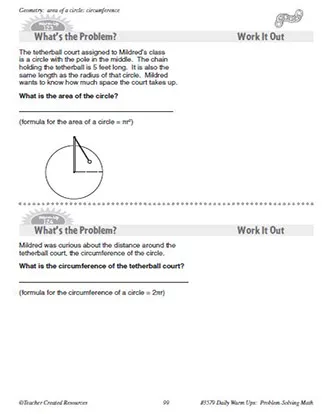 Daily Math Warm-Ups 530 Geometry for 5th Grade | Mathematics ...